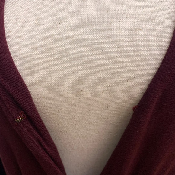 Young Fabulous and Broke Genesis Maroon Dress Size M - Picture 11 of 15